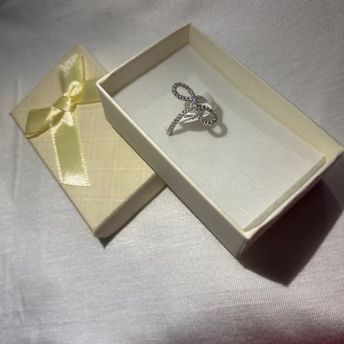 Silver infinity ring